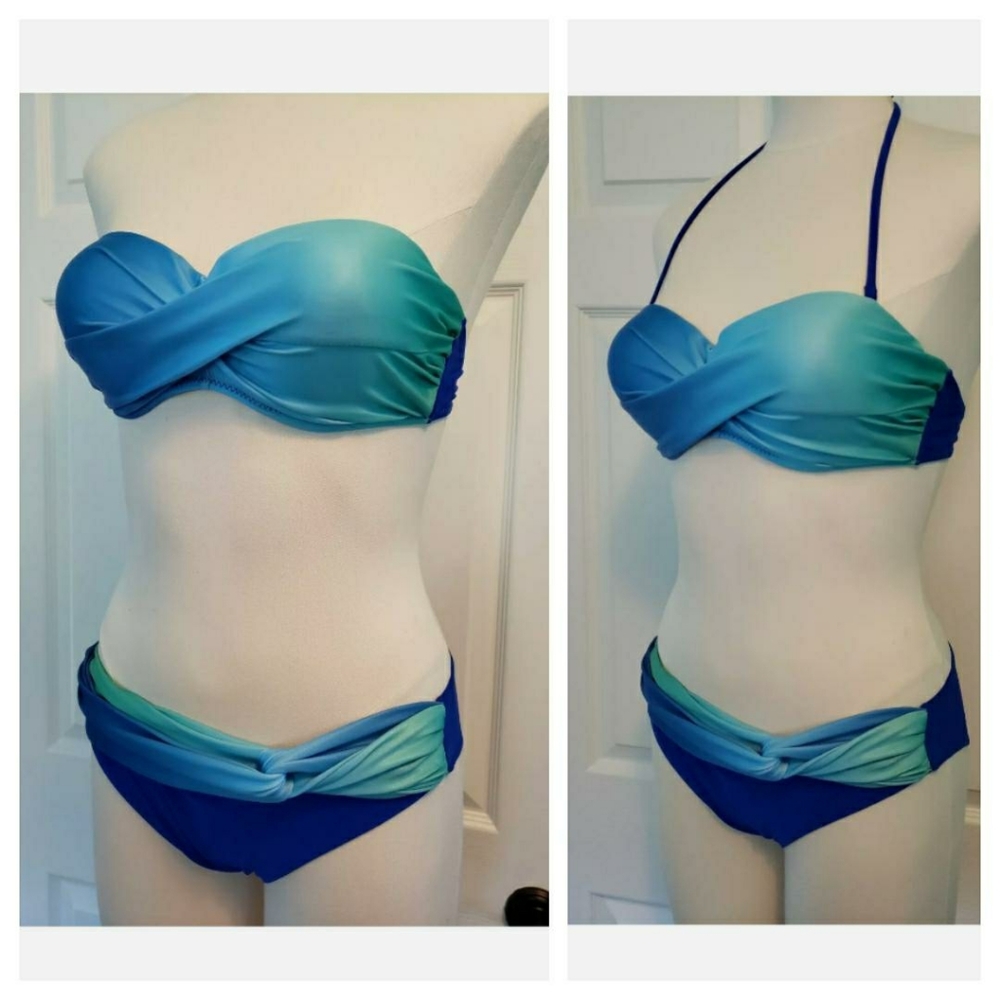 SOLD-Ombre Bikini Swimsuit Size M NWOT - Picture 9 of 9